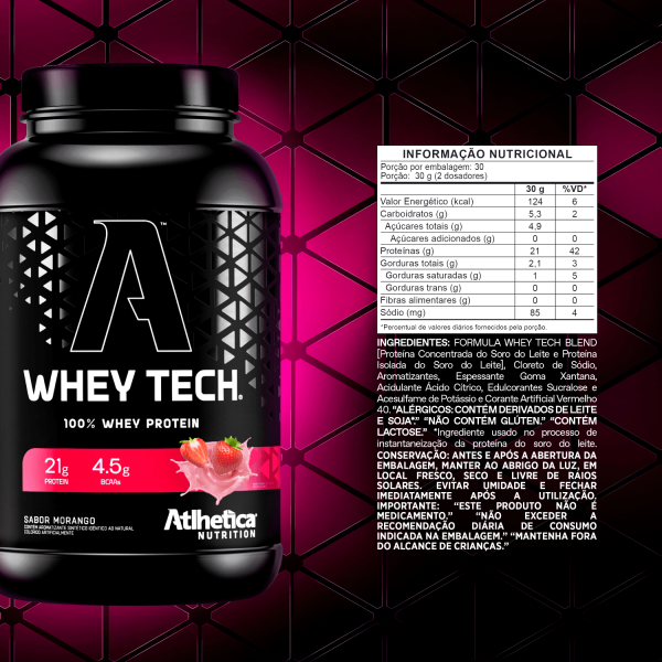 Whey Tech - Morango - Image 2