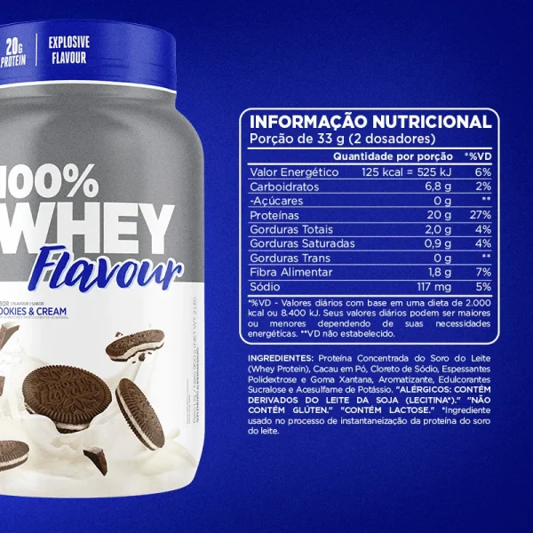 100% Whey Flavour - Cookies & Cream - Image 2