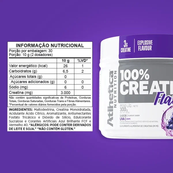 Creatina 100% Flavour - Uva - Image 2